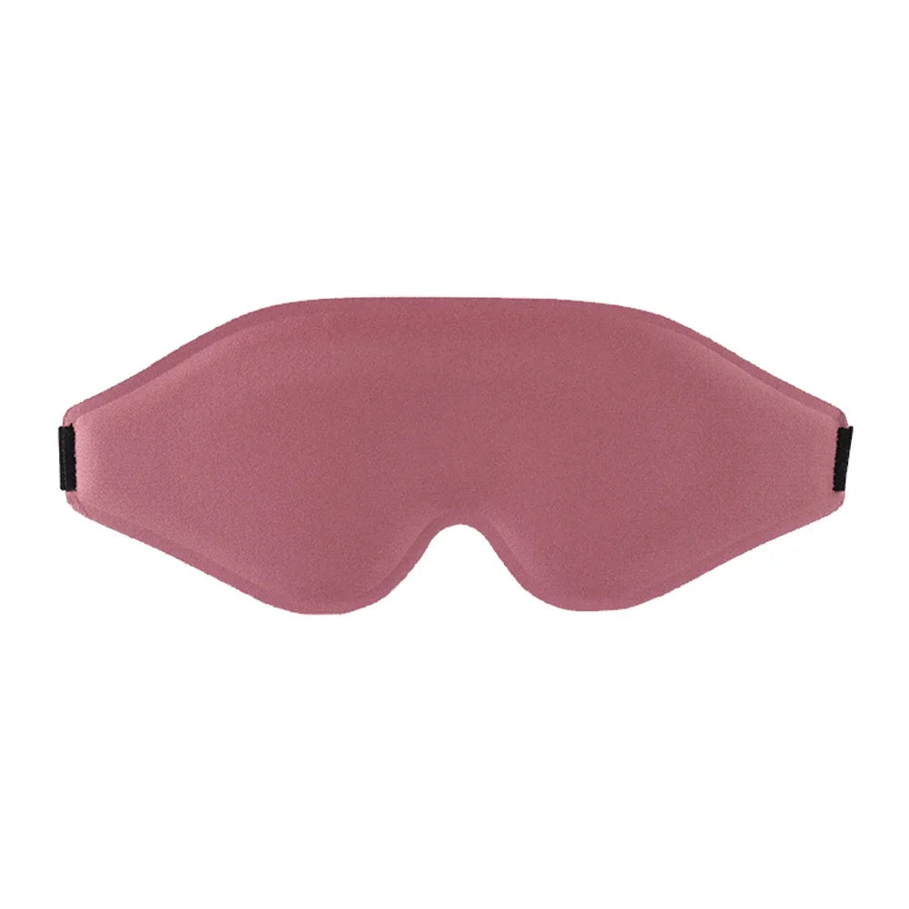 Sleep Mask 3D Contoured Light-Blocking Adjustable Strap
