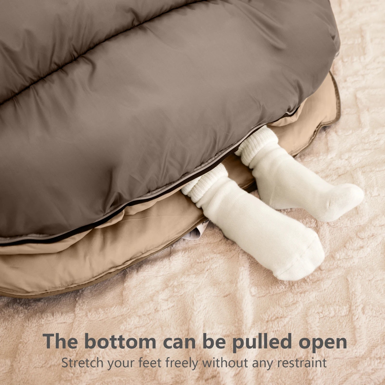 Sleeping Bag Extra Wide 100 cm All-Season
