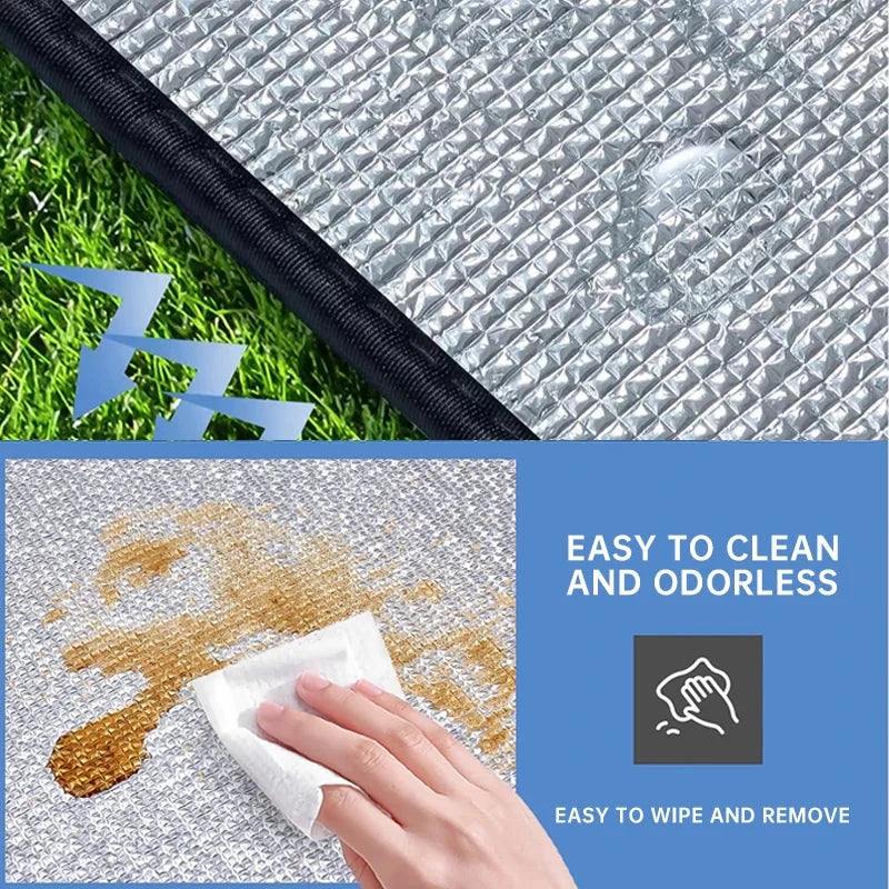 Sleeping Pad Heat-Reflective Aluminum Waterproof Foam Core