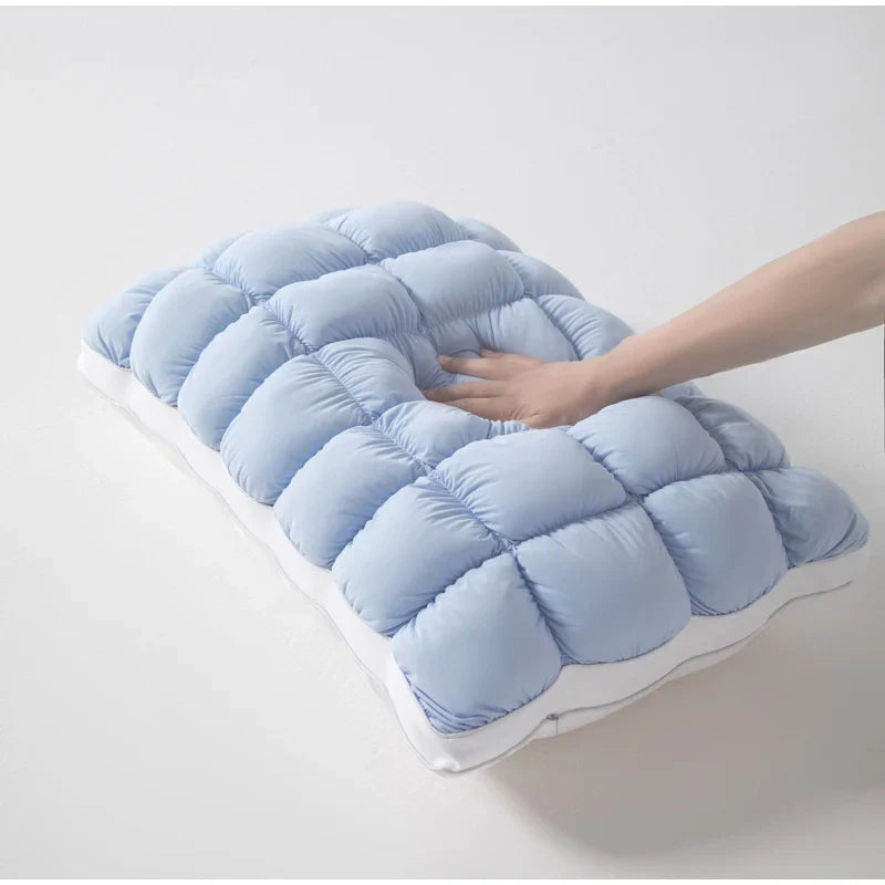 Sleeping Pillow Ergonomic Neck Support Machine Washable Cover