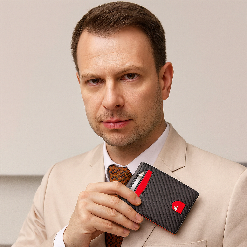 Slim Bifold Wallet RFID Blocking Money Clip