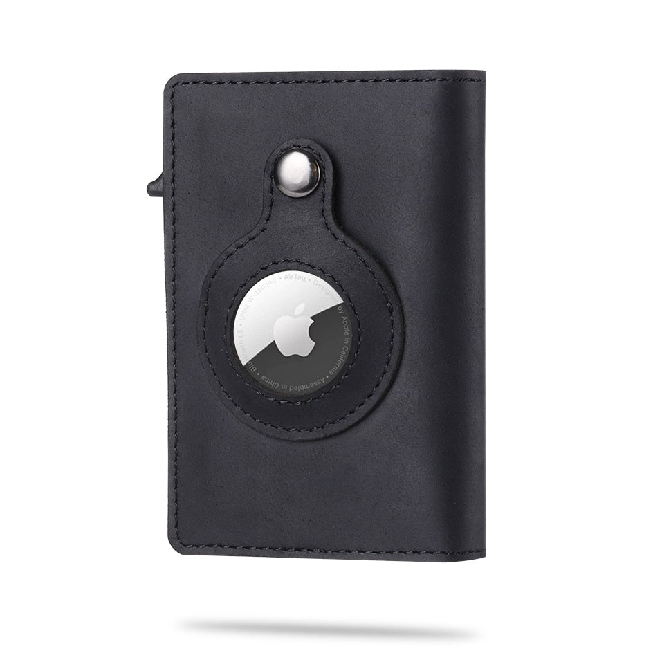 Slim Card Holder Carbon Auto Eject & AirTag Compartment
