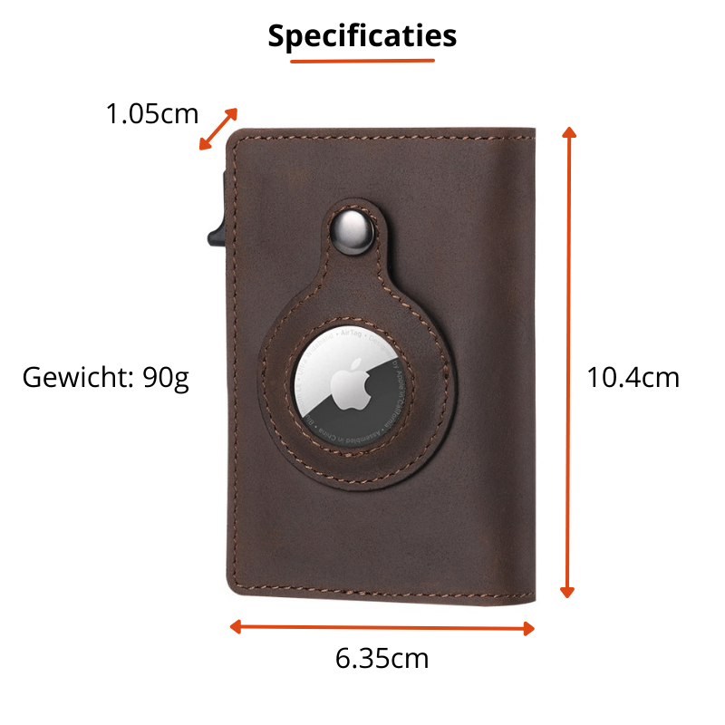 Slim Card Holder Carbon Auto Eject & AirTag Compartment