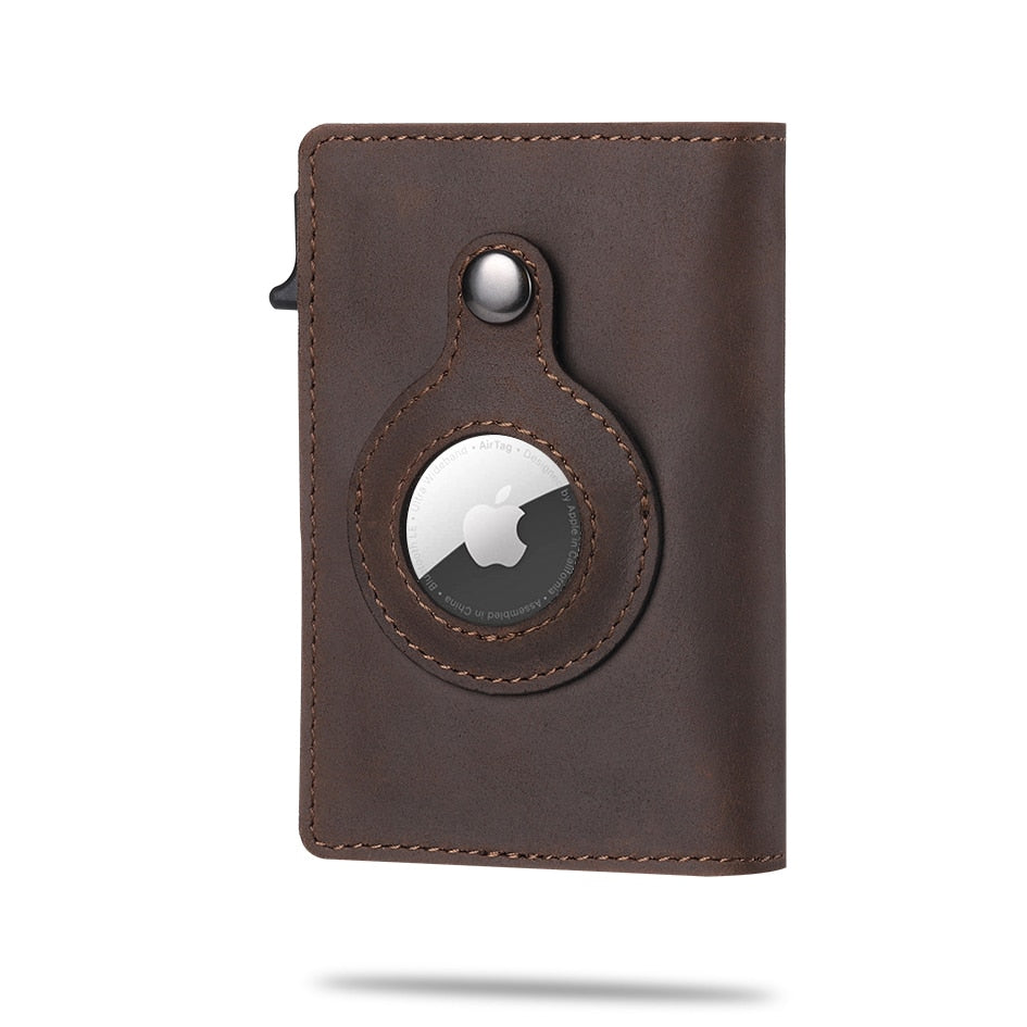 Slim Card Holder Carbon Auto Eject & AirTag Compartment