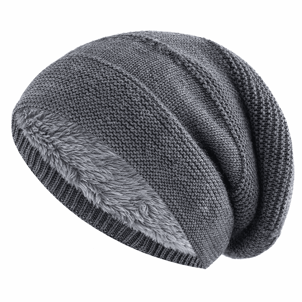Slouchy Beanie Fleece-Lined Loose Fit