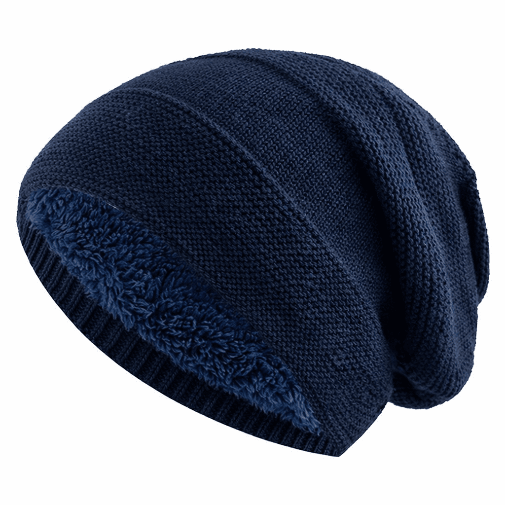Slouchy Beanie Fleece-Lined Loose Fit