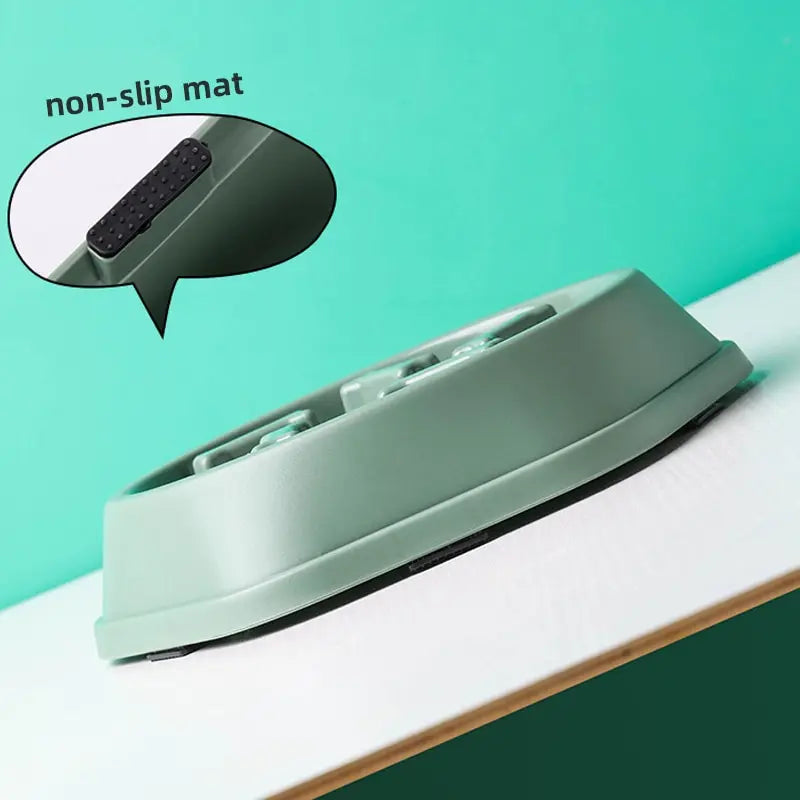 Slow Feeder Bowl Raised Silicone Ridges Dishwasher Safe