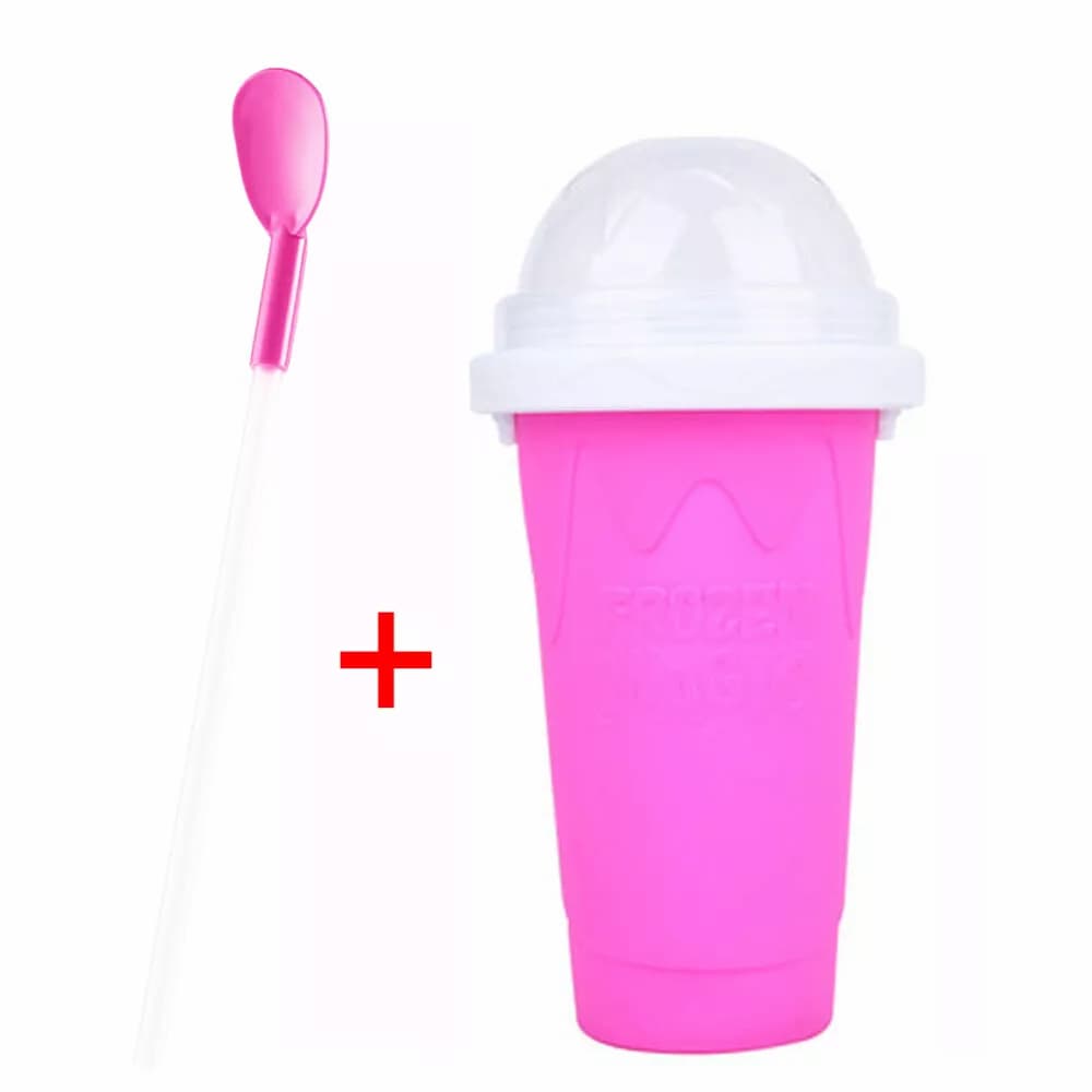 Slush Maker Cup Silicone Cooling Core Leak-Proof Dome Lid