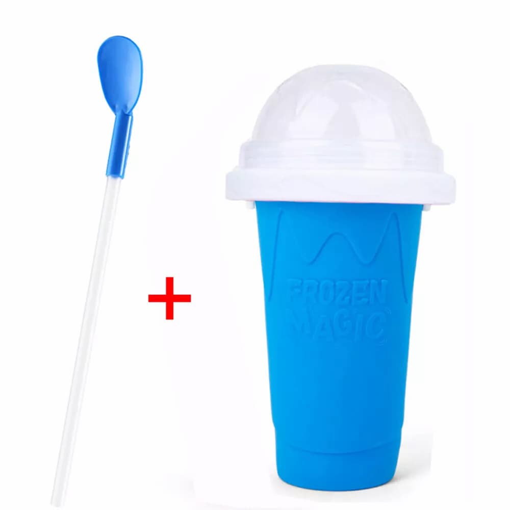 Slush Maker Cup Silicone Cooling Core Leak-Proof Dome Lid