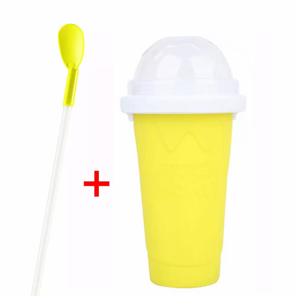 Slush Maker Cup Silicone Cooling Core Leak-Proof Dome Lid