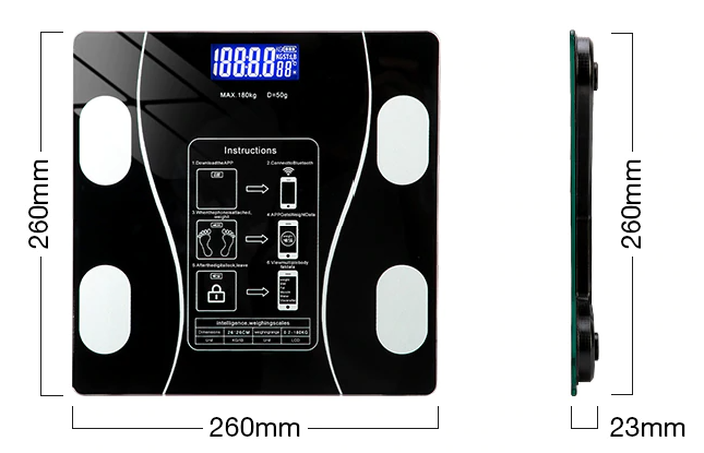 Smart Body Scale 11-Measurement Bluetooth App