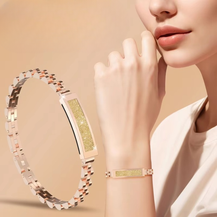 Smart Bracelet Stainless Steel Chain Activity & Sleep Tracker
