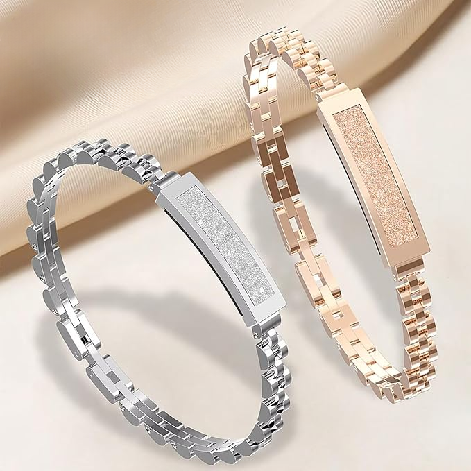 Smart Bracelet Stainless Steel Chain Activity & Sleep Tracker
