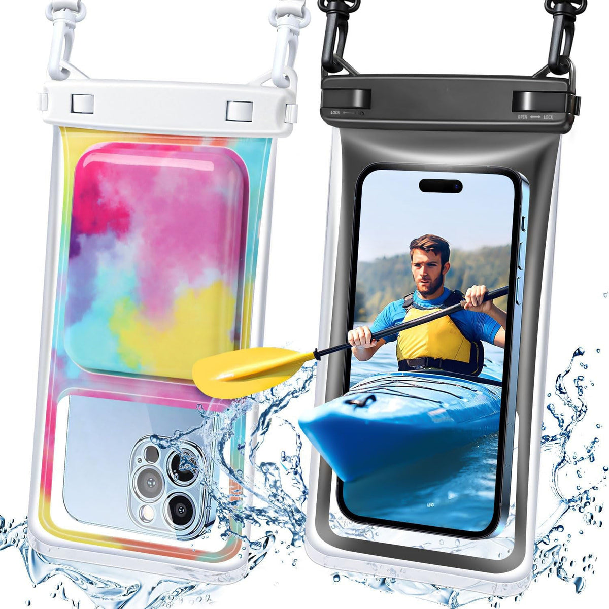 Smartphone Case Waterproof PVC Clear Front & Back