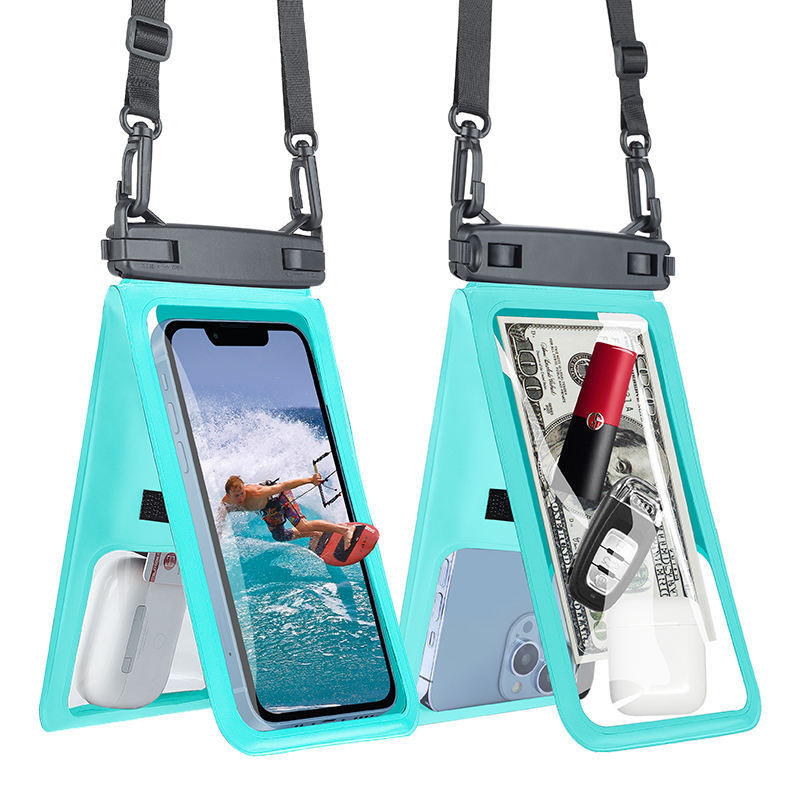 Smartphone Case Waterproof Transparent Touchscreen Window & Adjustable Strap