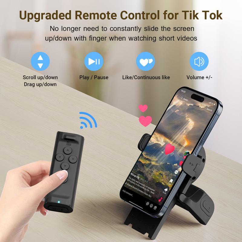 Smartphone Grip & Remote Non-Slip Silicone 180 Degree Rotatable