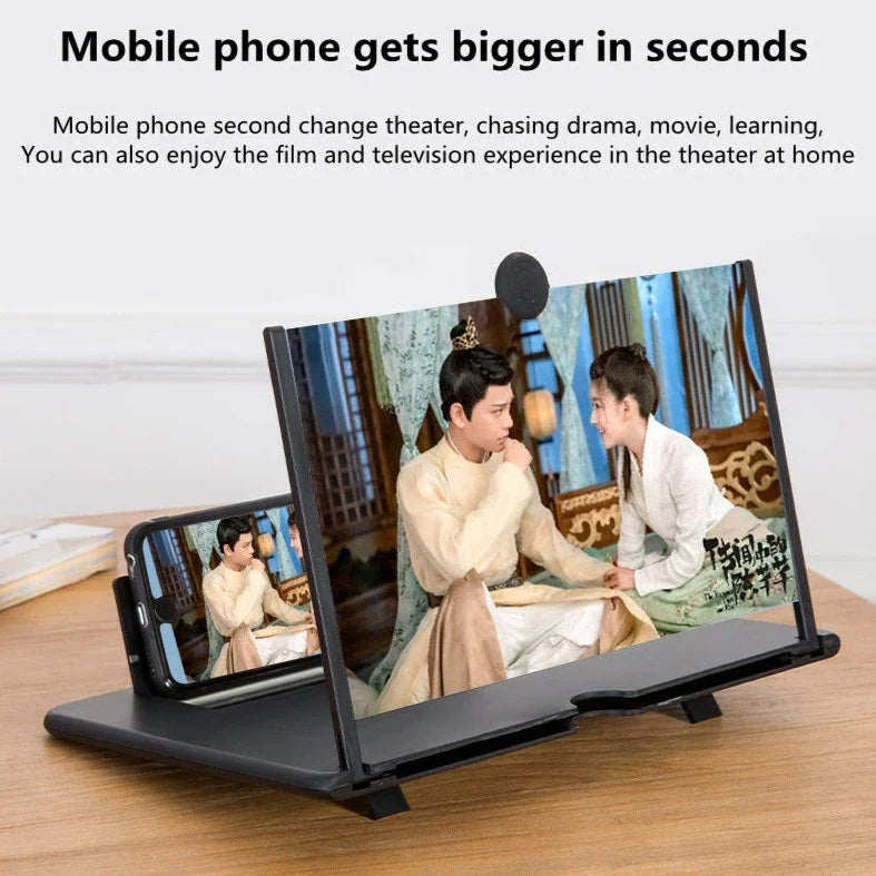 Smartphone Screen Magnifier Foldable 3-4x Magnification & Eye Protection