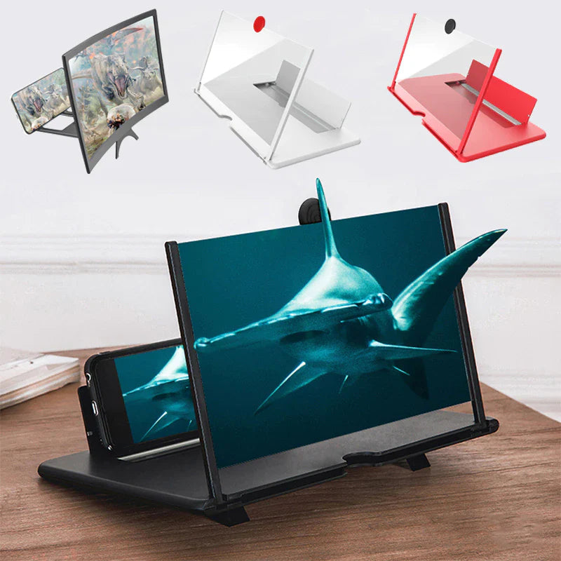 Smartphone Screen Magnifier Foldable 3-4x Magnification & Eye Protection
