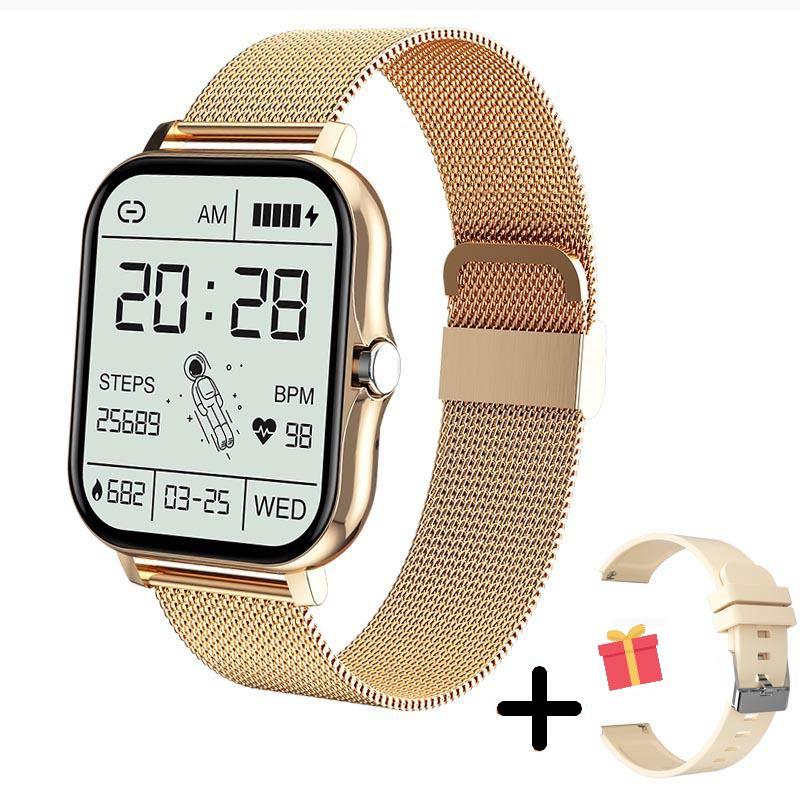 Smartwatch Continuous Health Tracking Milanese & Silicone Bands