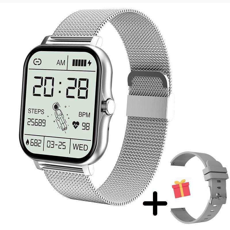 Smartwatch Continuous Health Tracking Milanese & Silicone Bands