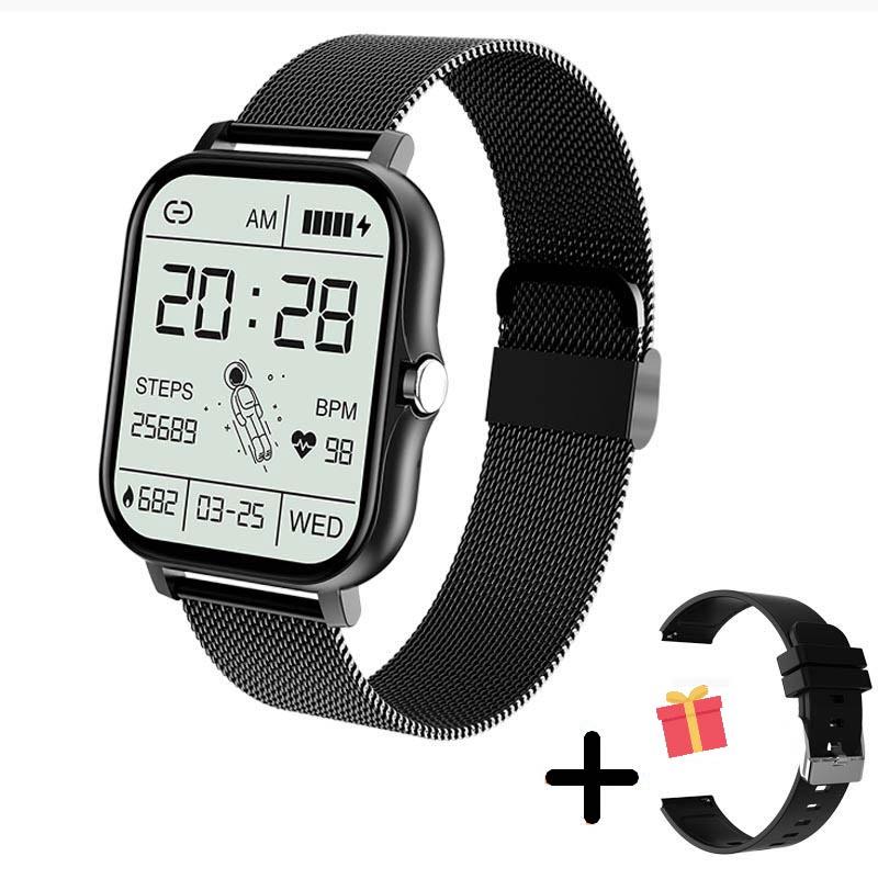 Smartwatch Continuous Health Tracking Milanese & Silicone Bands