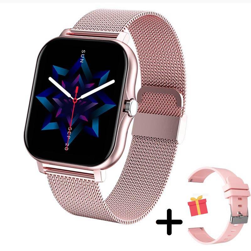 Smartwatch Continuous Health Tracking Milanese & Silicone Bands