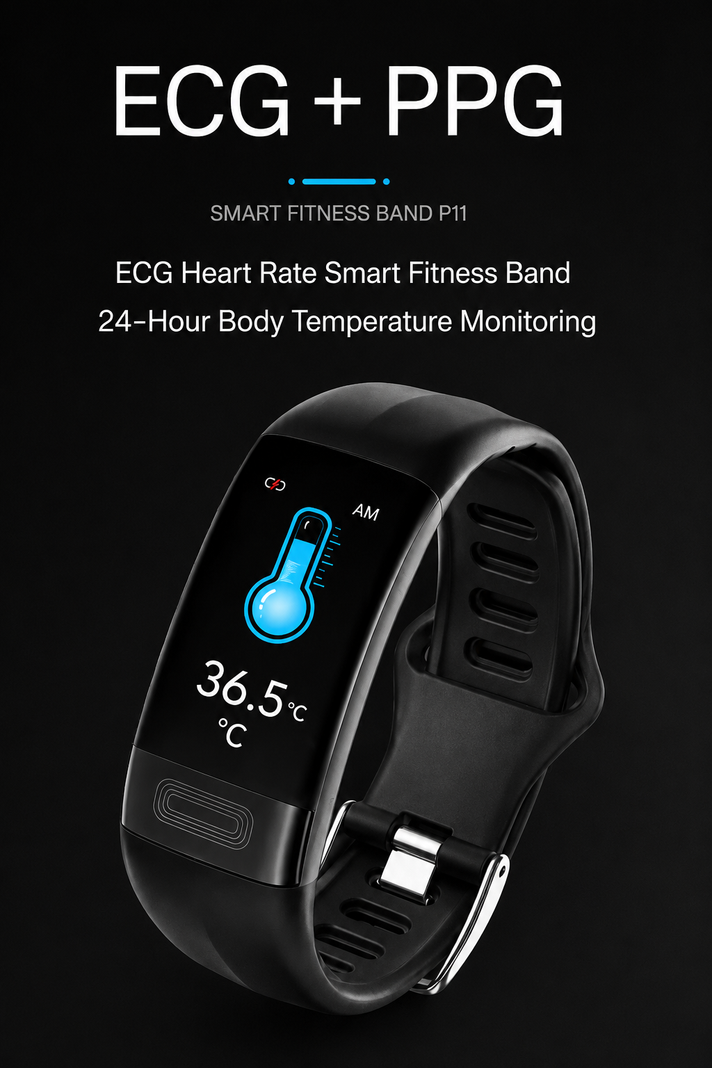 Smartwatch ECG & Blood Pressure Sleep Tracking