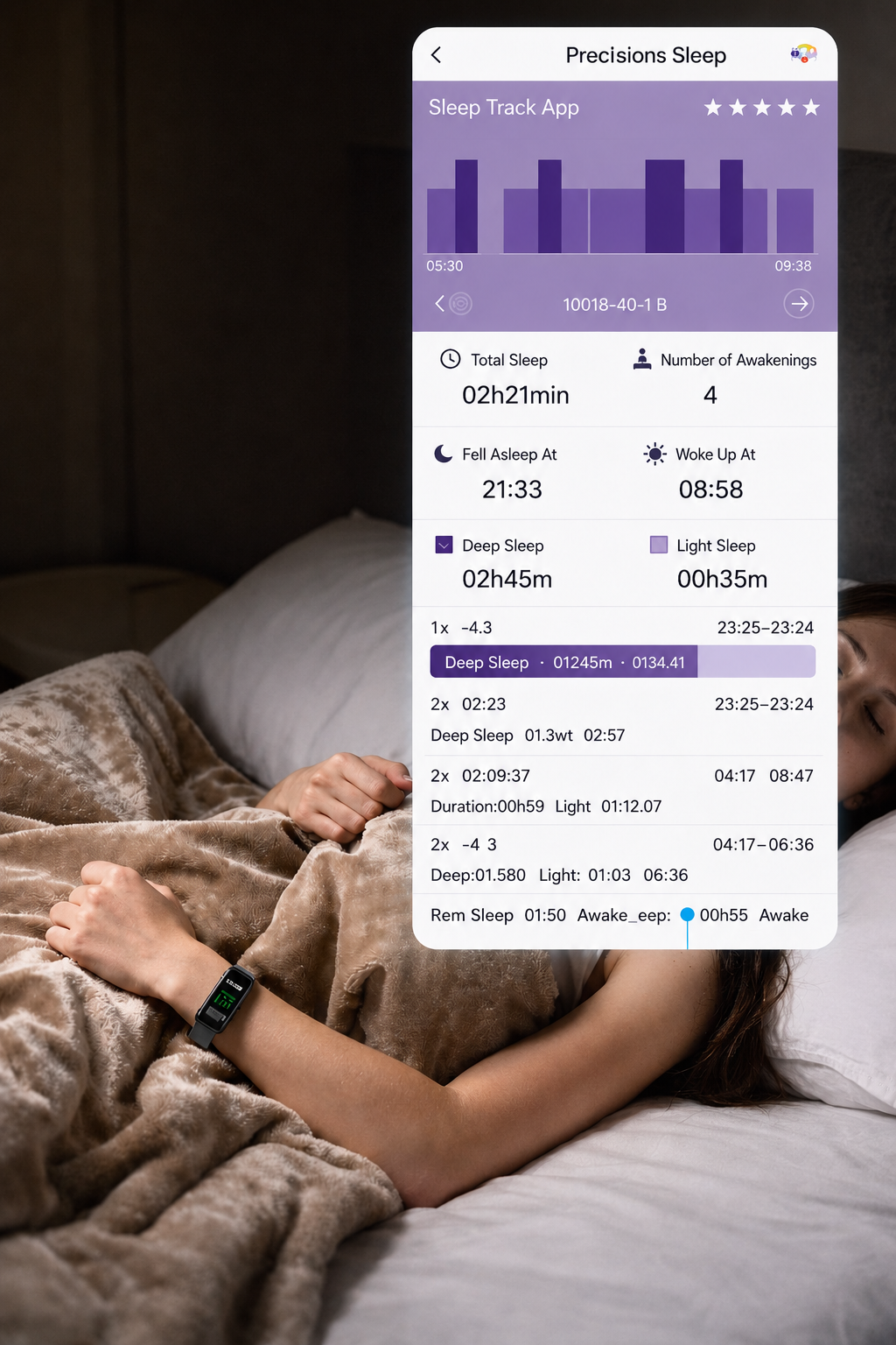 Smartwatch ECG & Blood Pressure Sleep Tracking