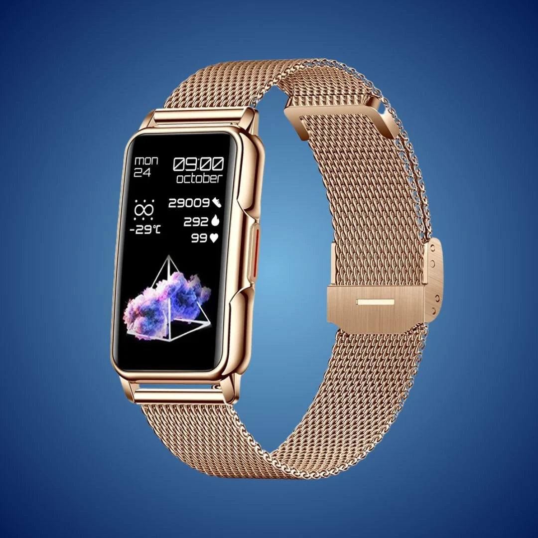 Smartwatch Metal Case Continuous Health Monitoring Interchangeable Straps