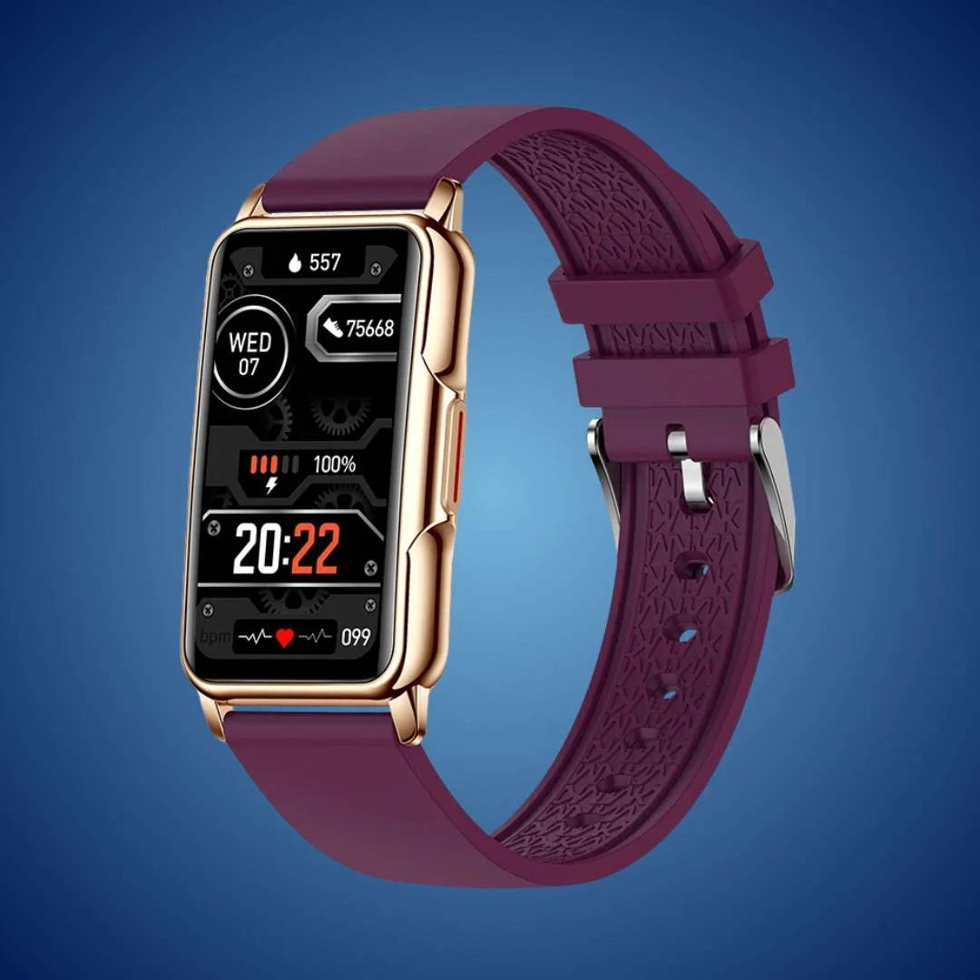 Smartwatch Metal Case Continuous Health Monitoring Interchangeable Straps
