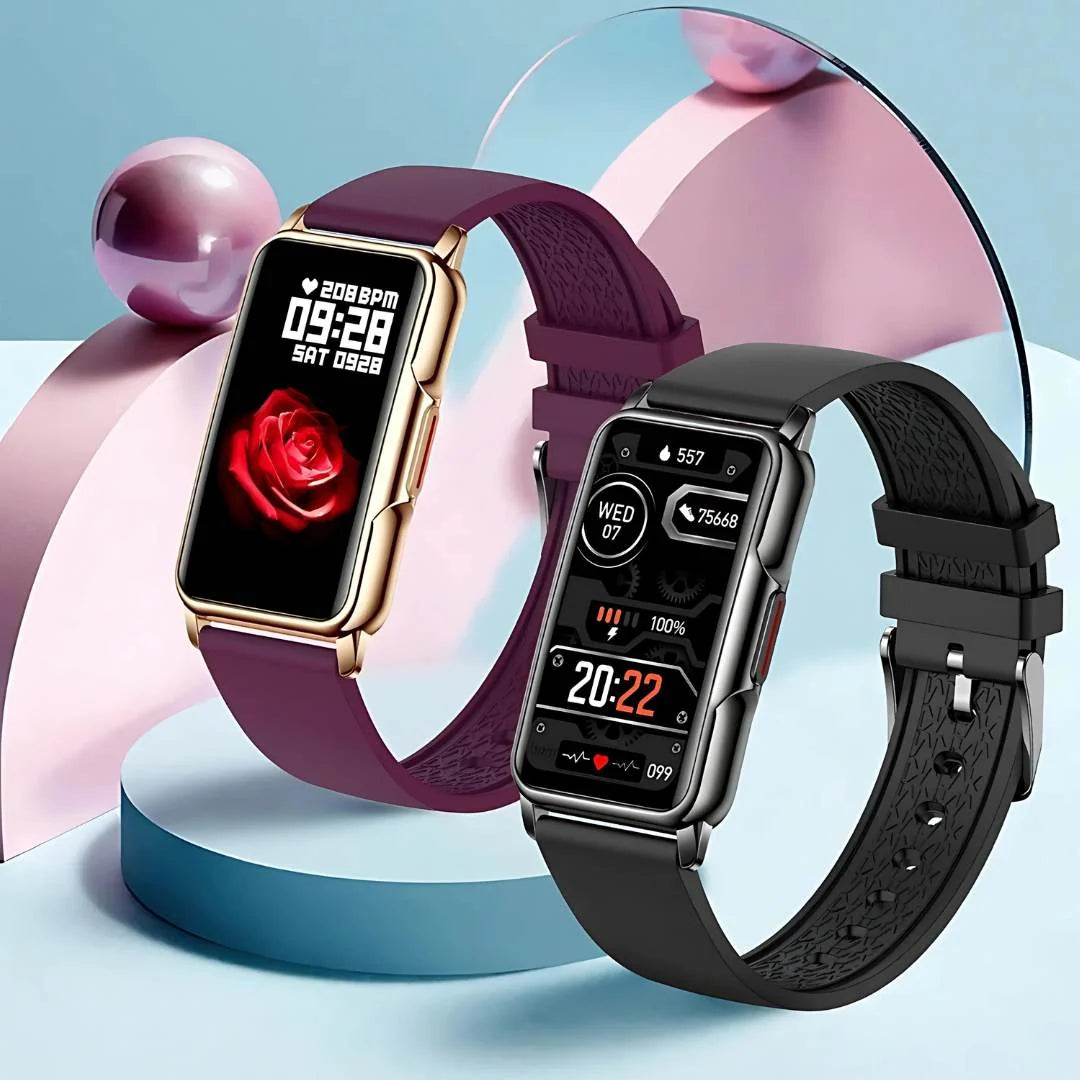 Smartwatch Metal Case Continuous Health Monitoring Interchangeable Straps