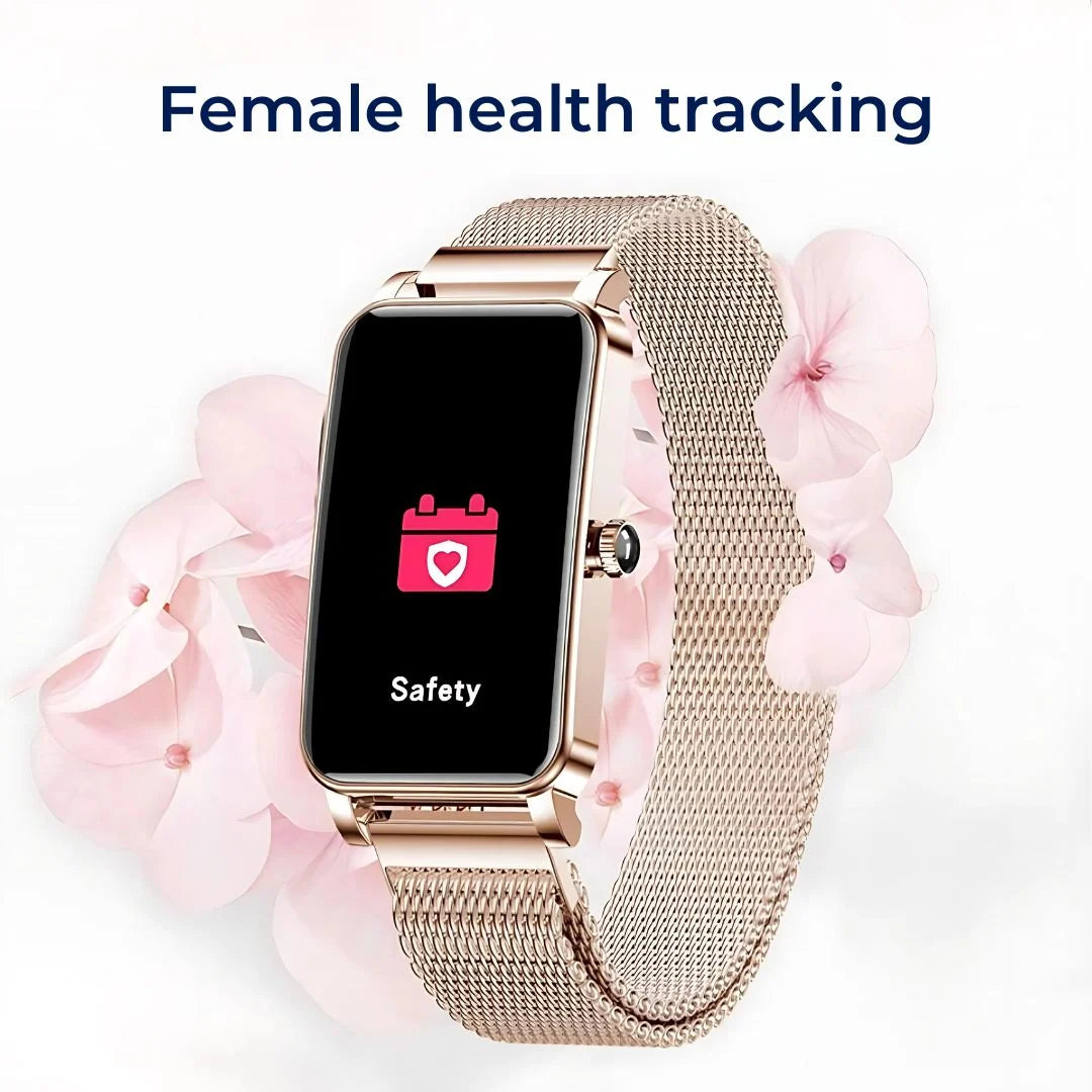Smartwatch Metal Case Continuous Health Monitoring Interchangeable Straps