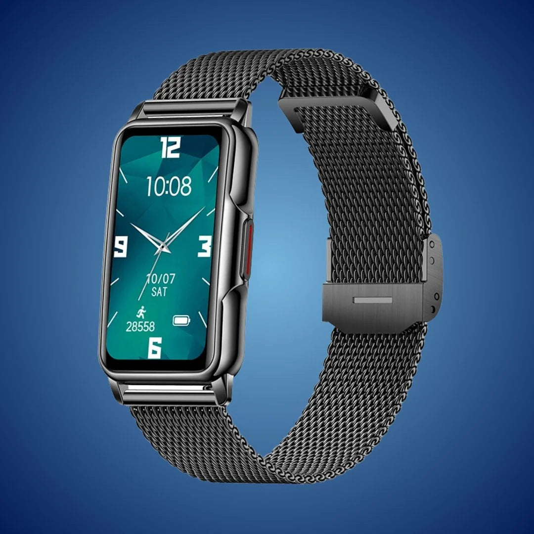 Smartwatch Metal Case Continuous Health Monitoring Interchangeable Straps