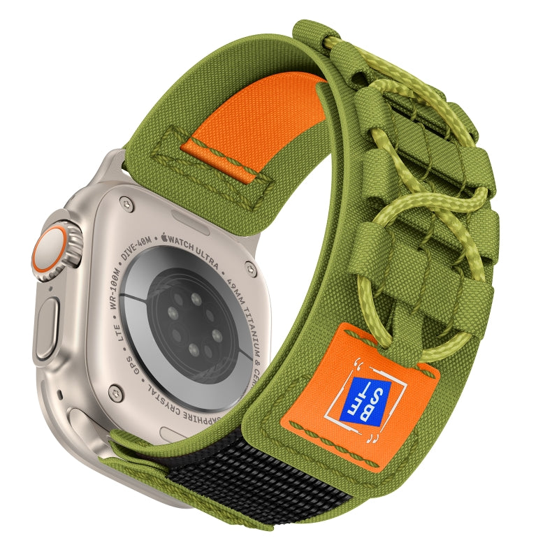 Smartwatch Strap Tactical Nylon Stainless Steel Connectors