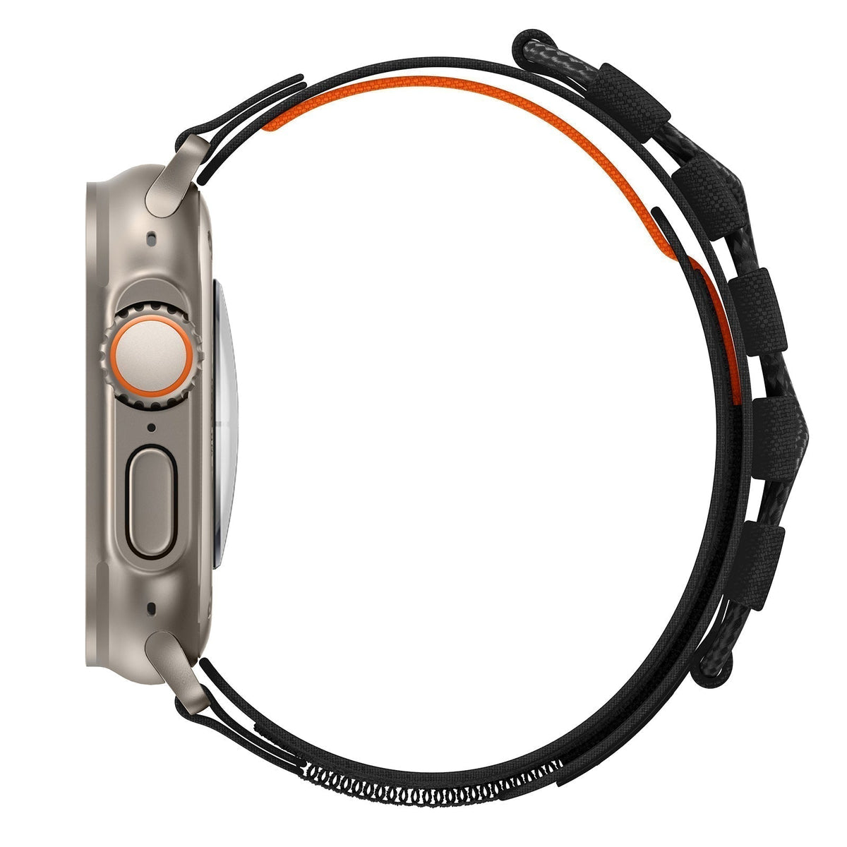 Smartwatch Strap Tactical Nylon Stainless Steel Connectors