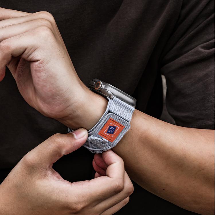 Smartwatch Strap Tactical Nylon Stainless Steel Connectors