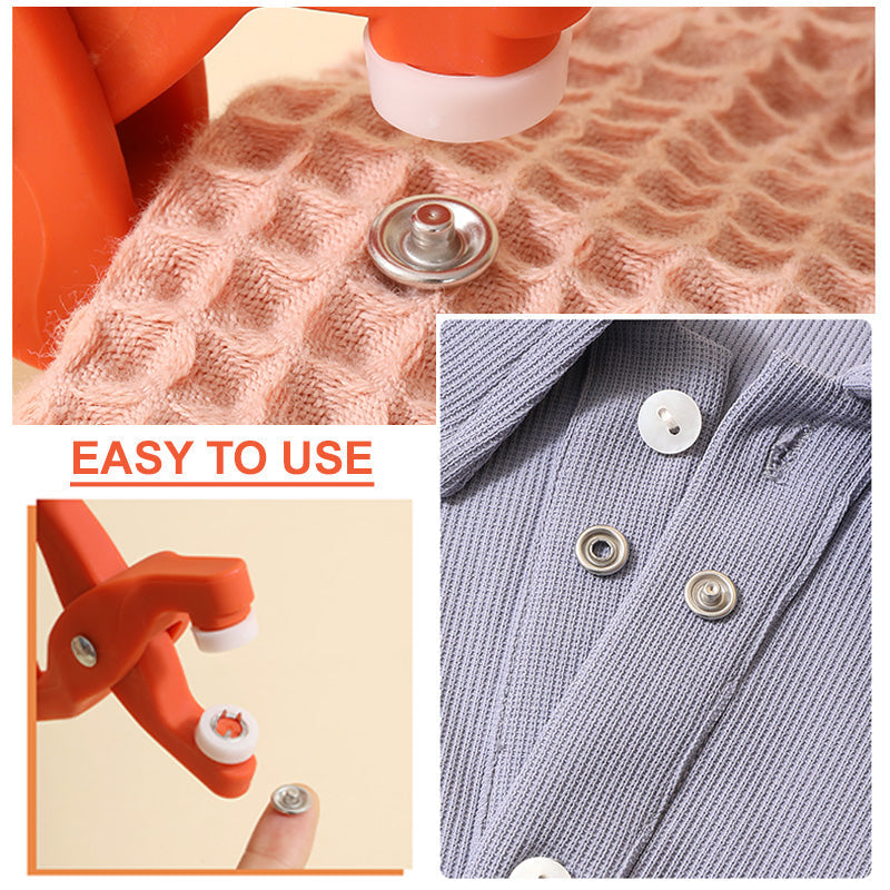 Snap Fastener Kit Stainless Steel Set of 50 Pliers Included