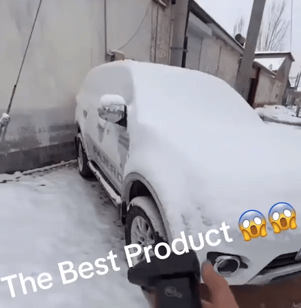 Snow Shovel Ergonomic Handle Lightweight Fast Clearing