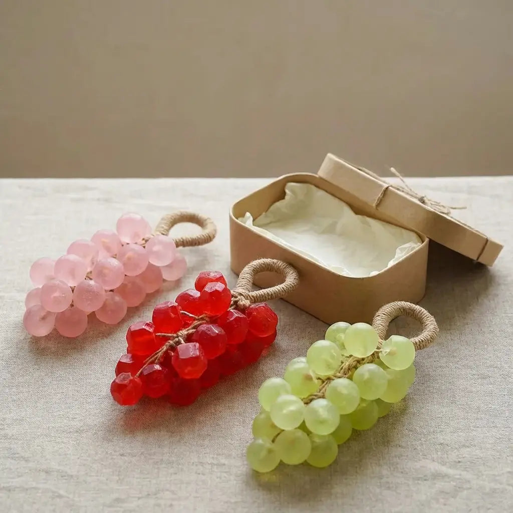 Soap Bar Handmade Grape Shape Mild For Sensitive Skin