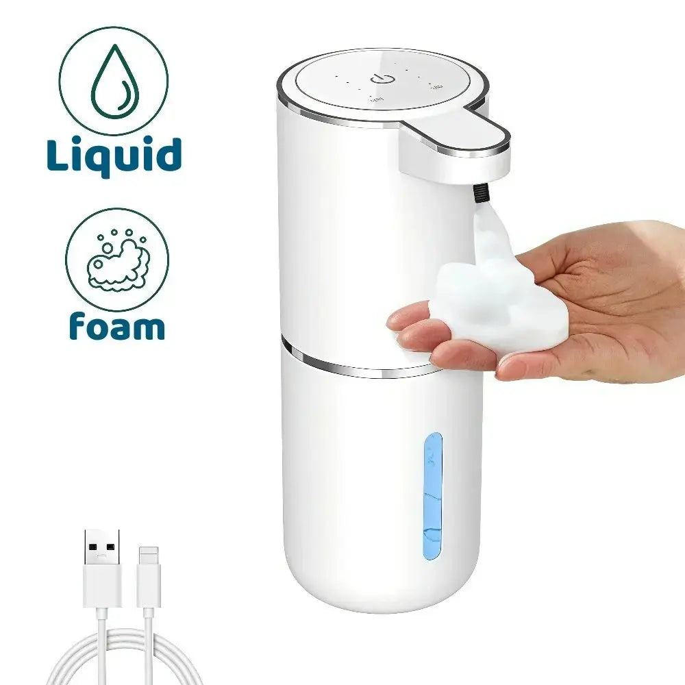 Soap Dispenser Infrared Sensor USB-C Rechargeable & IPX5 Water-Resistant