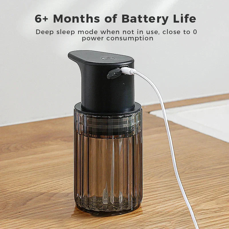 Soap Dispenser Touchless Infrared USB-C Rechargeable & Refillable