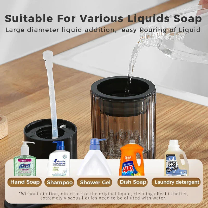 Soap Dispenser Touchless Infrared USB-C Rechargeable & Refillable