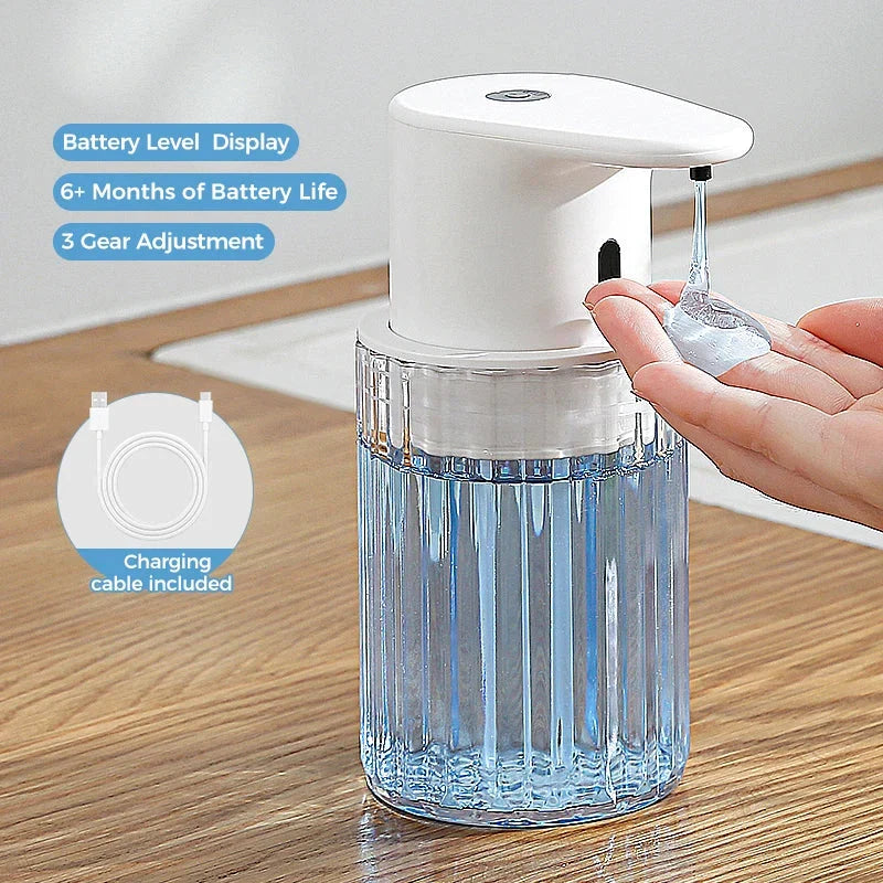 Soap Dispenser Touchless Infrared USB-C Rechargeable & Refillable