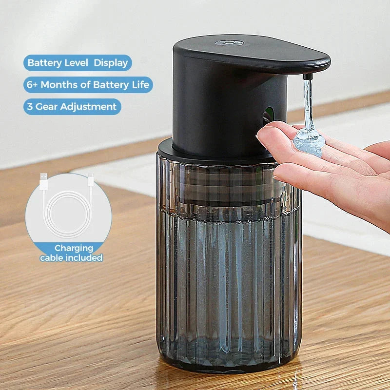 Soap Dispenser Touchless Infrared USB-C Rechargeable & Refillable