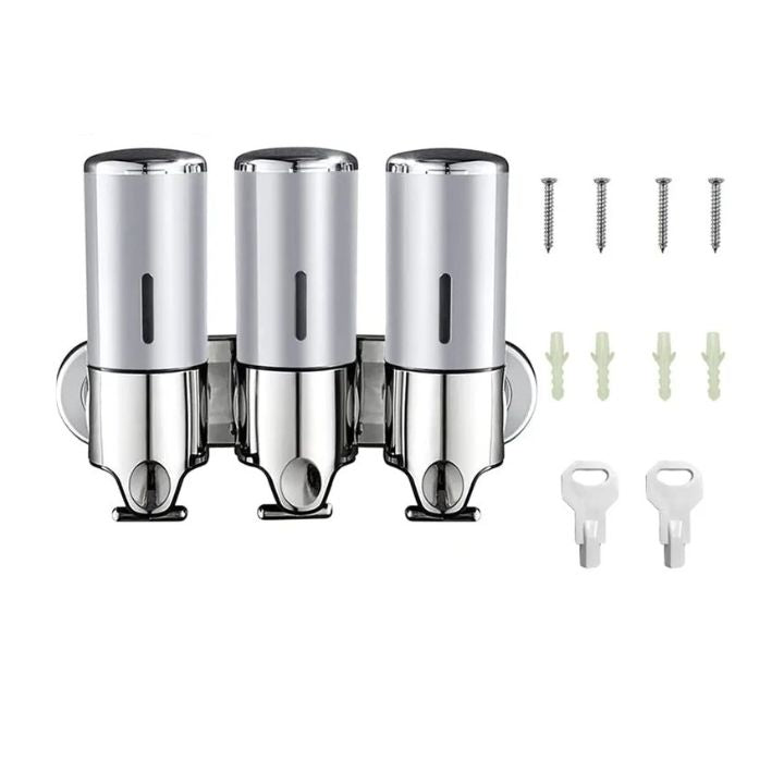 Soap Dispenser Wall-Mounted Stainless Steel 500 ml