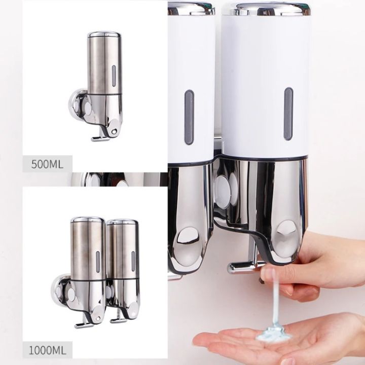 Soap Dispenser Wall-Mounted Stainless Steel 500 ml