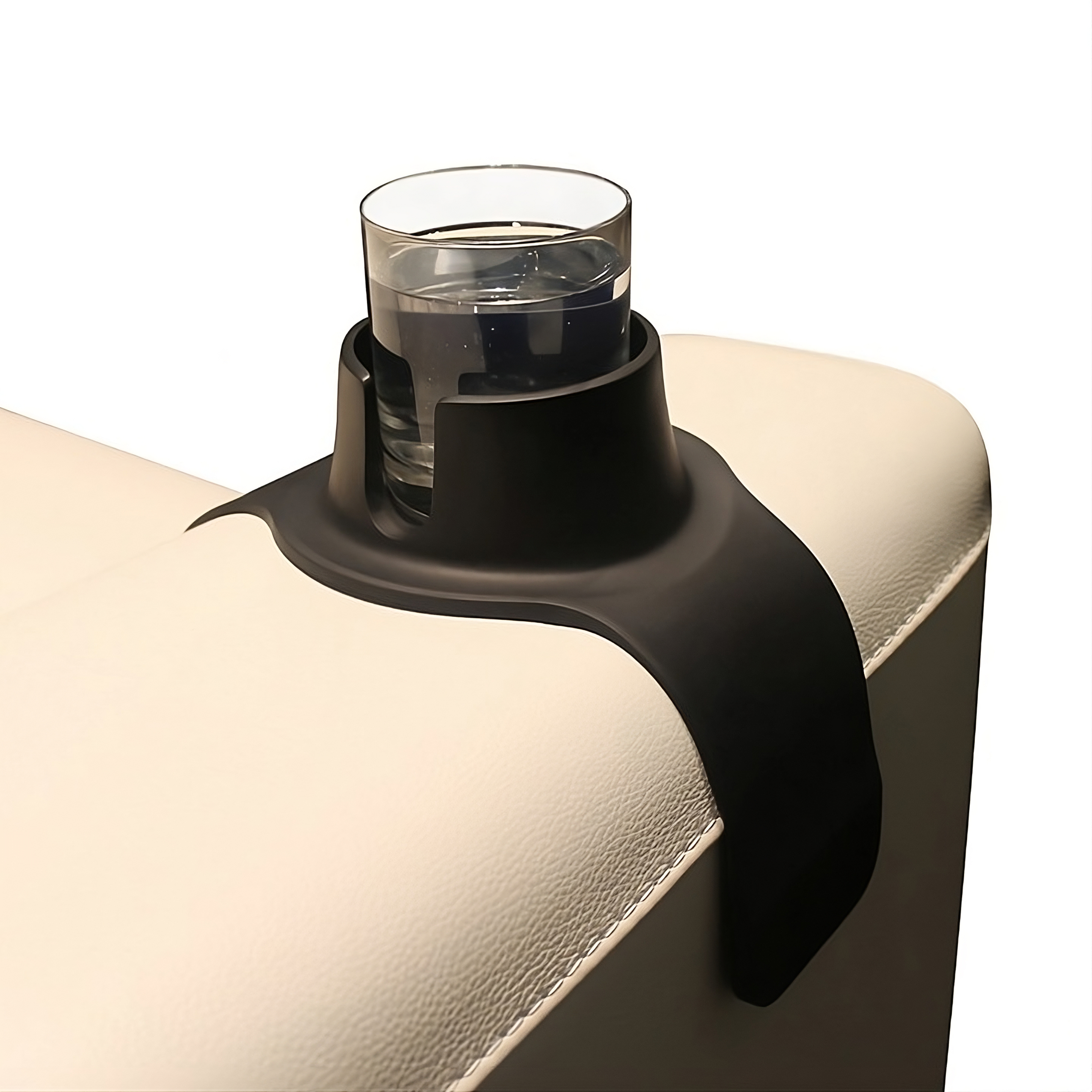 Sofa Armrest Cup Holder Silicone Non-Slip & Weighted
