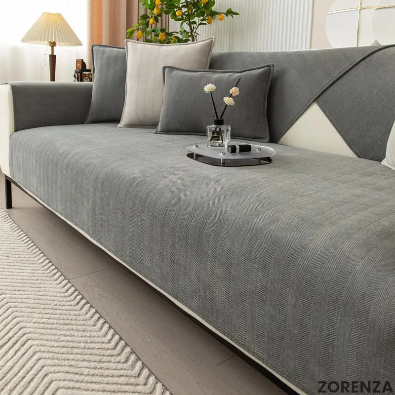 Sofa Cover Non-Slip Chenille Machine Washable