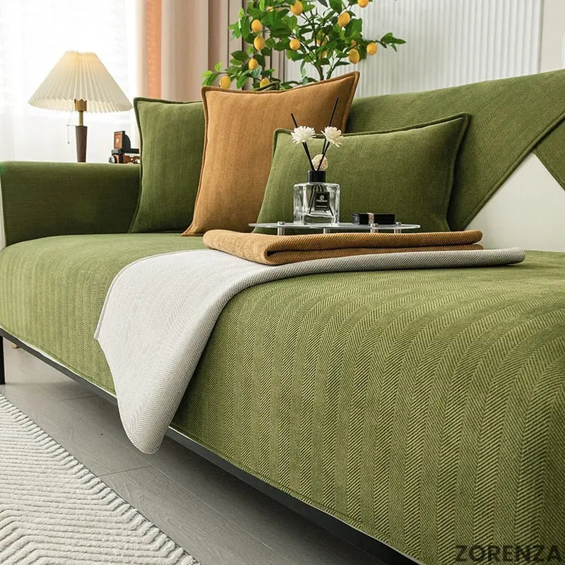 Sofa Cover Non-Slip Chenille Machine Washable