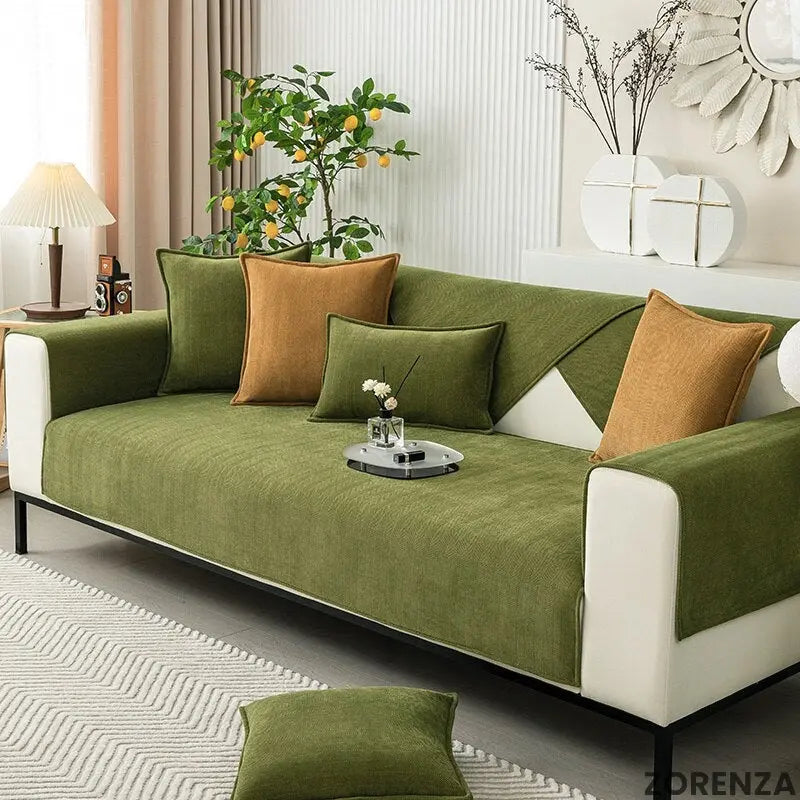 Sofa Cover Non-Slip Chenille Machine Washable